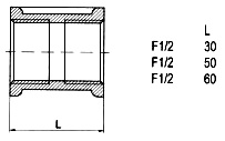 brass sanitary fitting